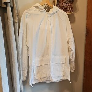 Aerie White Zip-Up Jacket NWOT